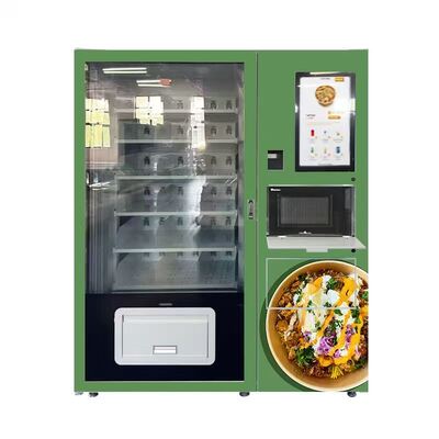 buy Frozen Food Vending Machine with Built-In Microwave Station 3℃ Refrigeration and Customizable Stickers & Wraps online manufacture
