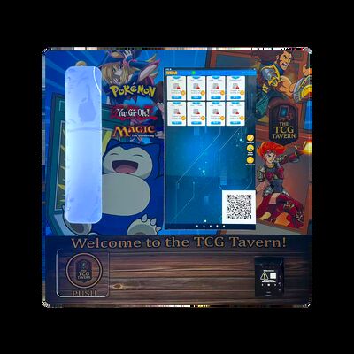 comprar Máquina de venta de Pokémon TCG mini montada en la pared con pegatinas personalizadas para lectores de tarjetas online manufacture