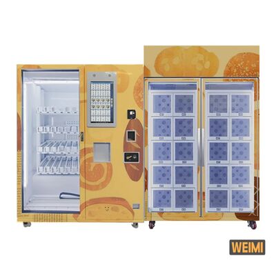 購入 カードリーダー付きのWEIMI コンボ パン&スナック販売機 スマート無人小売ソリューション online manufacture