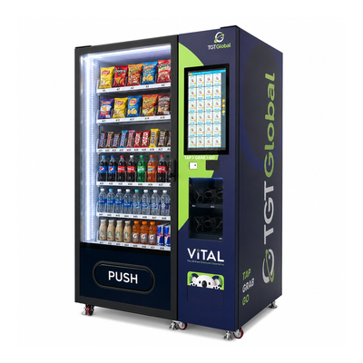 Beli Mesin Penjual Otomatis Camilan & Minuman Pintar WEIMI dengan Sistem Manajemen Cloud untuk Kantor pembuatan online