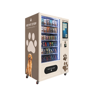 buy WEIMI Smart Pet Supplies Vending Machine with Side Locker Cabinet for 24/7 Mall Retail online manufacture