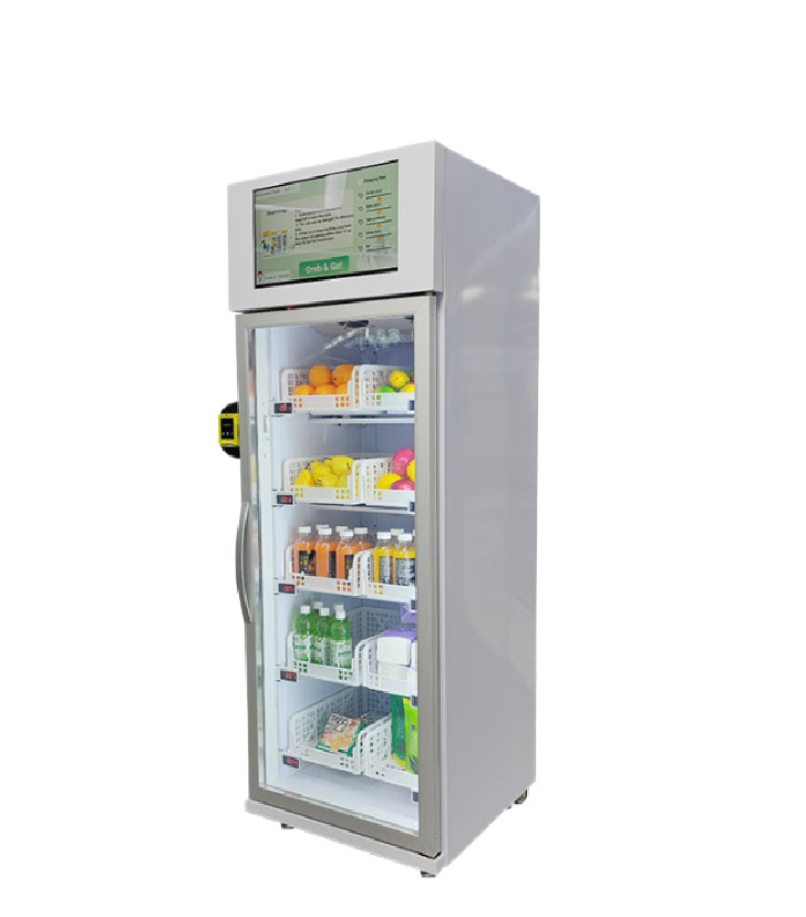 WEIMI Smart Edible Ice Smart Fridge Vending Machine with Freezer for ...