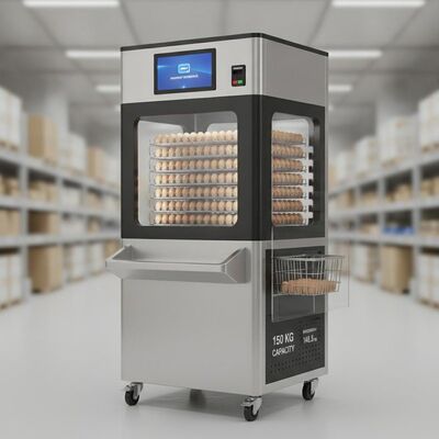 E-wallet Payment System Automated Egg Dispenser 150 Kg Capacity Robust Egg Dispensing Equipment for Inventory Management