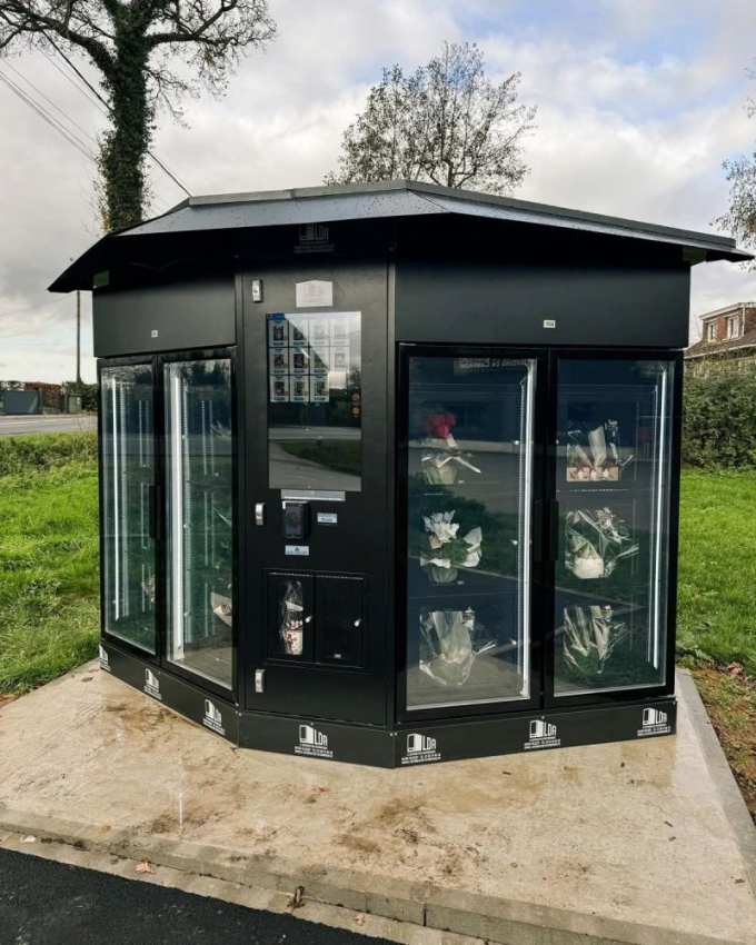 Floral Machine Smart Flower Vending Machine | 24/7 Automated Floral Kiosk for Florists